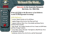 Tablet Screenshot of guarantyresearch.com